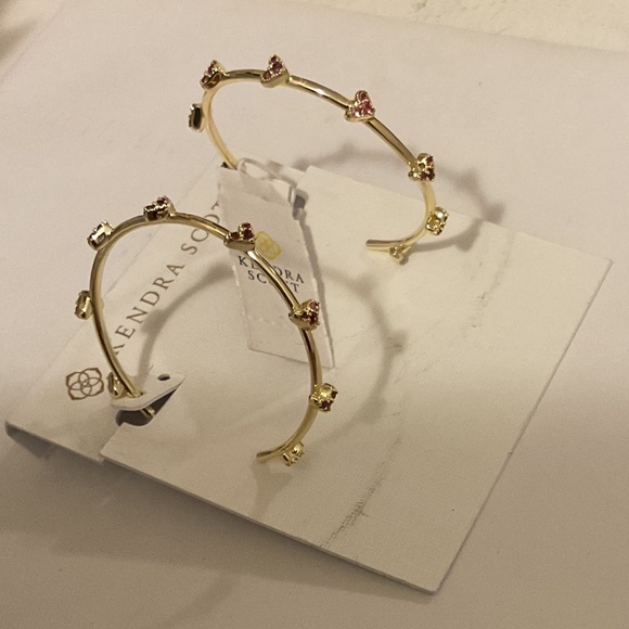 NWT Kendra Scott Haven Heart Earrings - Picture 6 of 8